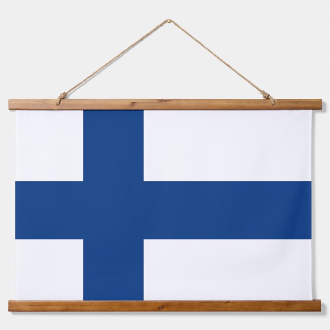 Wall Tapestry with flag of Finland (Front)