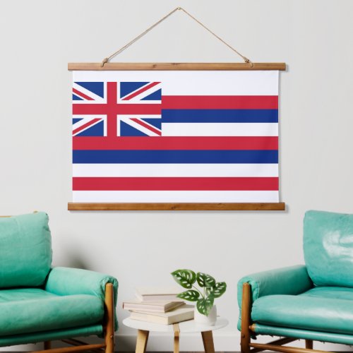 Wall tapestry with flag of Hawaii USA