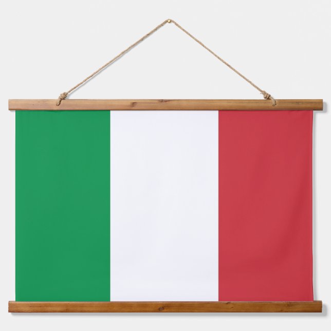 Wall Tapestry with flag of Italy (Front)