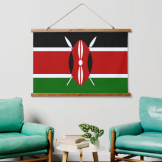 Wall tapestry with flag of Kenya
