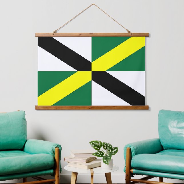 Wall tapestry with flag of Monterey, U.S.A. (Living Room)