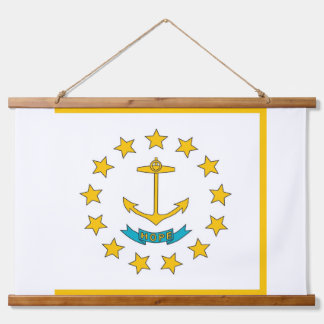 Wall Tapestry with flag of Rhode Island, U.S.A.