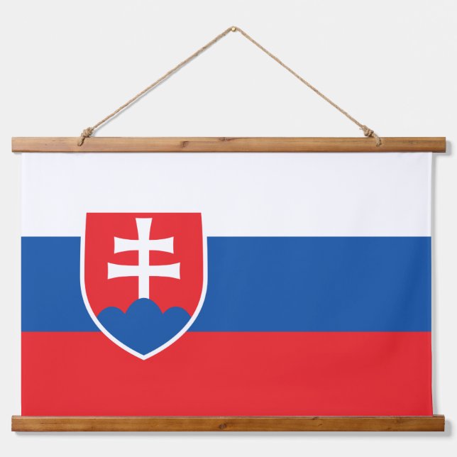 Wall Tapestry with flag of Slovakia (Front)