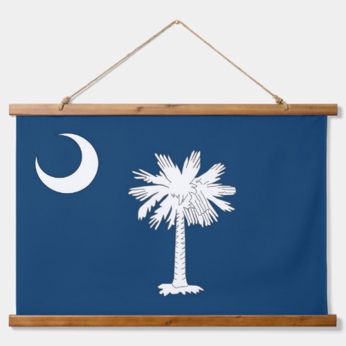 Wall Tapestry with flag of South Carolina USA