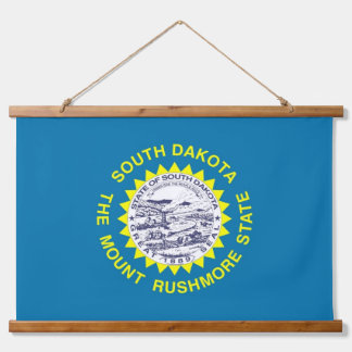 Wall Tapestry with flag of South Dakota, U.S.A.