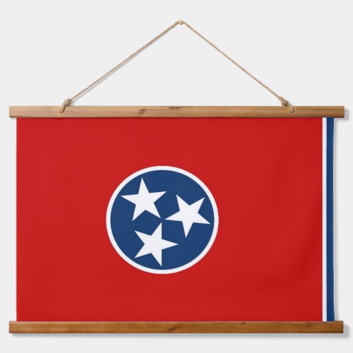 Wall Tapestry with flag of Tennessee USA