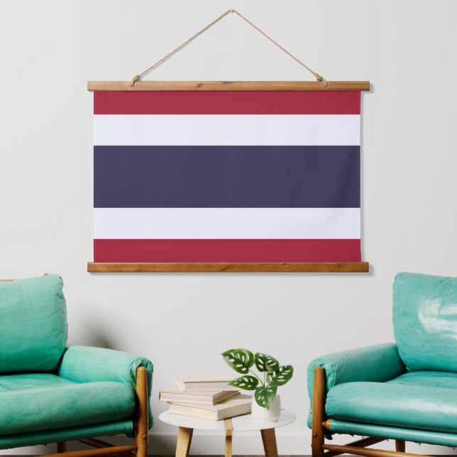 Wall Tapestry with flag of Thailand (Living Room)