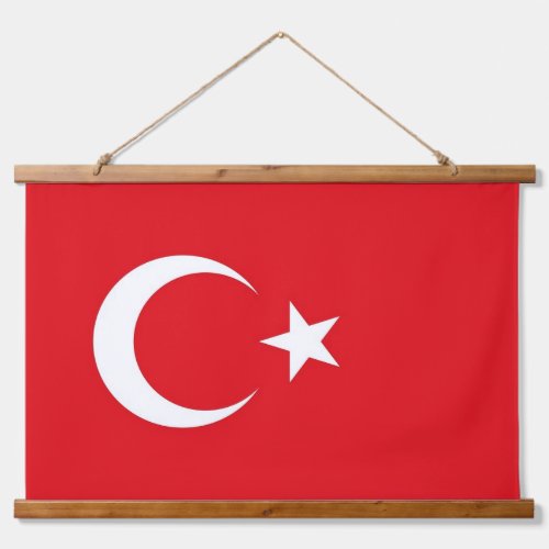 Wall Tapestry with flag of Turkey