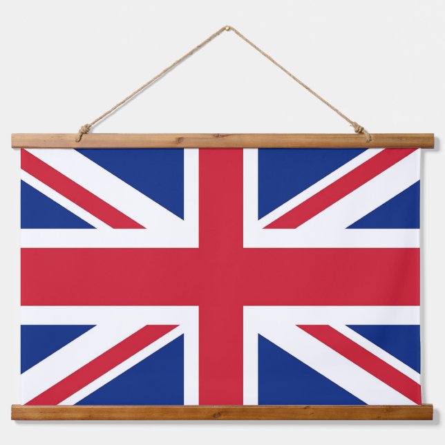 Wall Tapestry with flag of United Kingdom (Front)