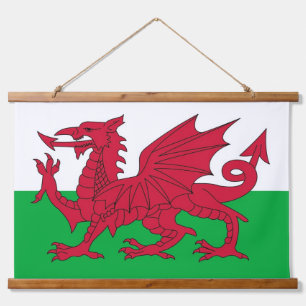 Wall Tapestry with flag of Wales, U.K.