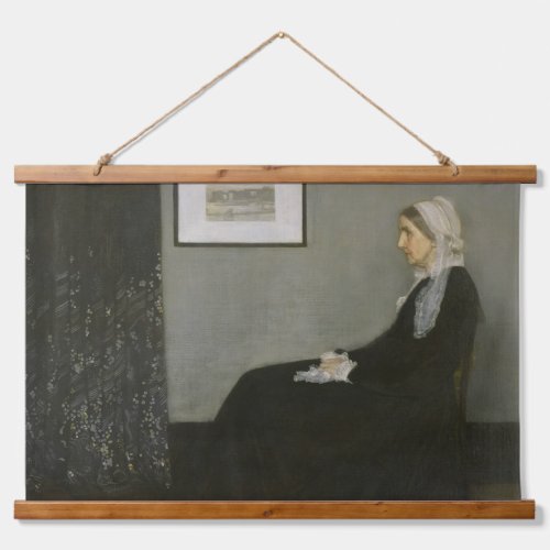 Wall Tapestry with Whistlers Mother Print