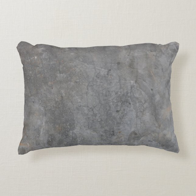 Wall texture wood pattern stone accent pillow (Front)