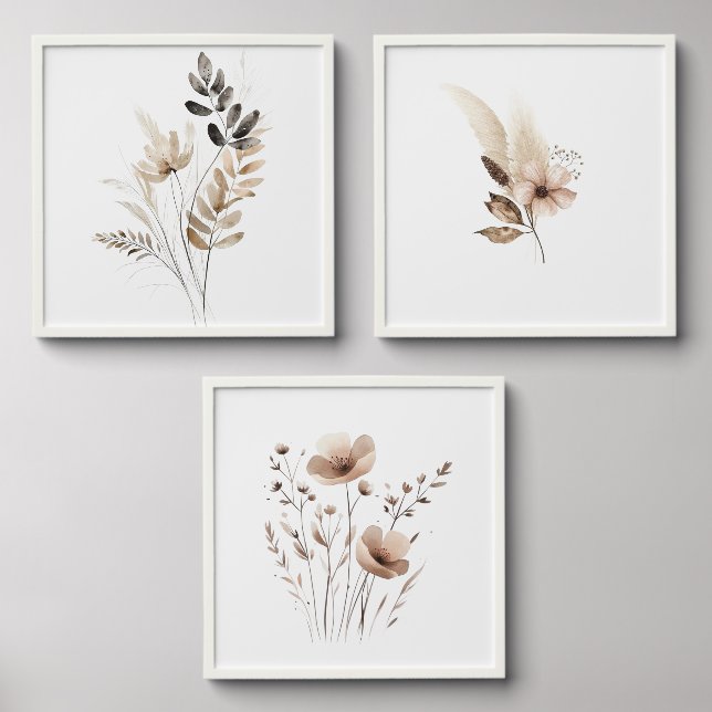 Wall Tile Aesthetic walldecor Peel and Stick 8"x8" (Front Set)