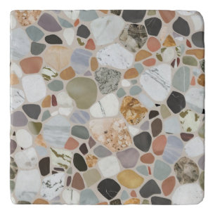 Wall tile matching terrazzo Pattern Trivet