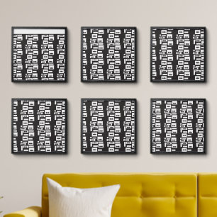 Wall Tile   Peel & Stick   Retro   Music Décor