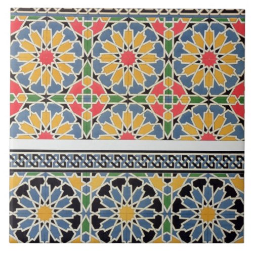 Wall tiles from the mihrab of the Mosque of Cheykh