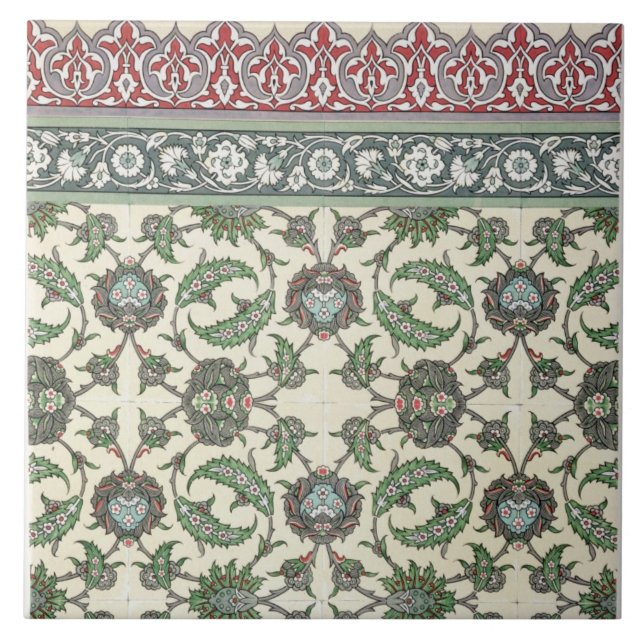 Wall tiles of the Mosque of Cheykhoun, from 'Arab (Front)