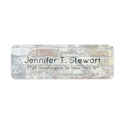 Wall Trendy Chic Modern Professional Elegant Label