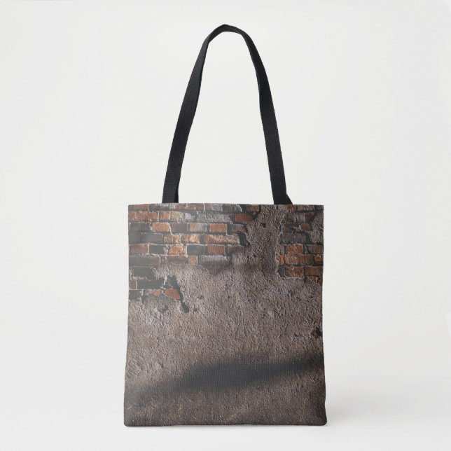Wall with broken bricks tote bag (Front)