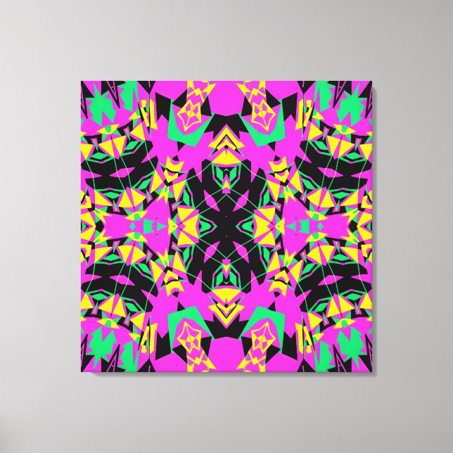 Walla Masks Canvas Print (Front)