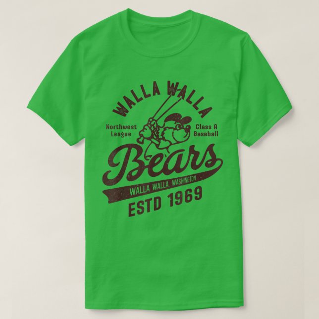 Walla Walla Bear Estd 1969  T-Shirt (Design Front)