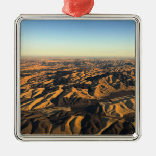 Walla Walla wine country from aloft Metal Ornament