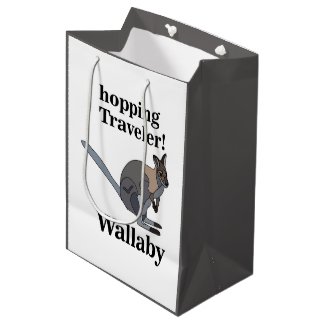 Wallaby Animal Hopping Traveler Wildlife Funny