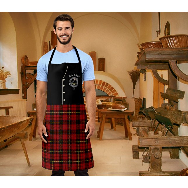 Wallace Clan Badge & Tartan Kilt Apron (Creator Uploaded)
