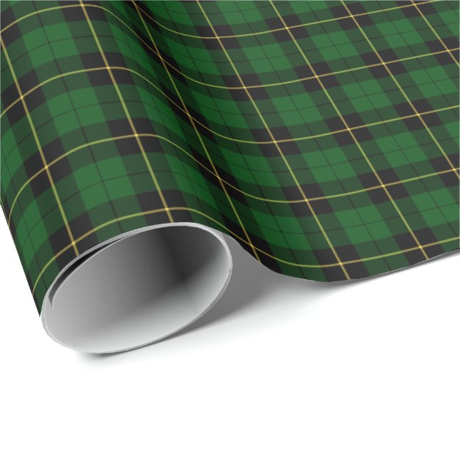 Wallace Clan Hunting Tartan Wrapping Paper (Roll Corner)