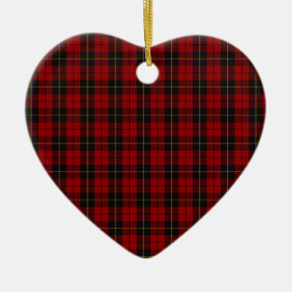 Wallace Clan Scottish Tartan Ceramic Ornament