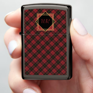 Wallace Dress Red Scottish Clan Tartan Zippo Lighter