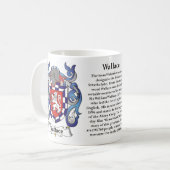 Wallace Family Coat of Arms Mug (Front Left)