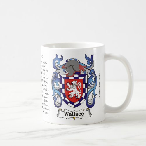 Wallace Family Coat of Arms Mug