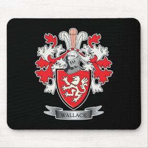 Wallace Family Crest Coat of Arms Mouse Pad