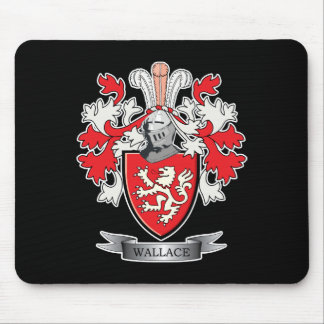 Wallace Family Crest Coat of Arms Mouse Pad