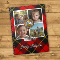 Wallace Family Photo Collage Notebook