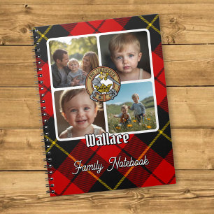 Wallace Family Photo Collage Notebook