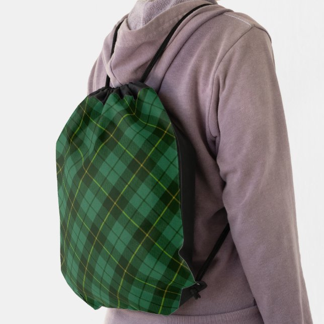 Wallace Hunting Original Scottish Tartan Drawstring Bag (Insitu)