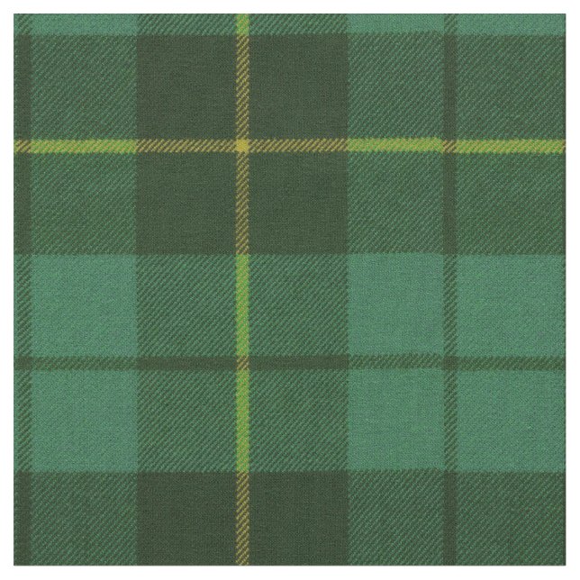 Wallace Hunting Original  Scottish Tartan Fabric (Close Up)