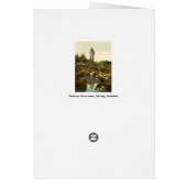 Wallace Monument, Stirling, Scotland (Back)