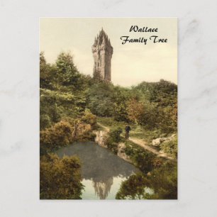 Wallace Monument, Stirling, Scotland Postcard
