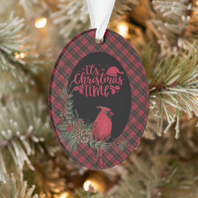 Wallace Red  Original Scottish Tartan Christmas Ornament (Tree)