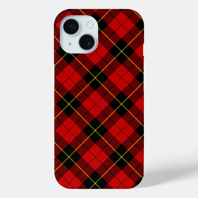 Wallace Red Tartan Case-Mate iPhone Case (Back)