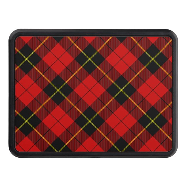 Wallace Red Tartan Hitch Cover (Front)