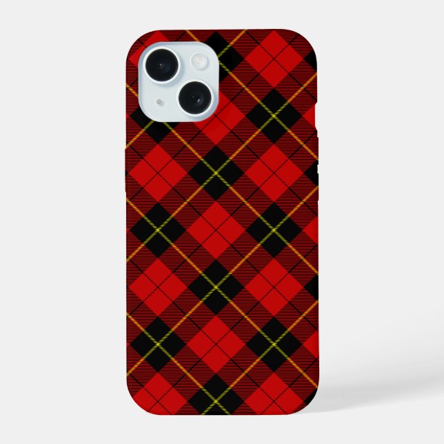 Wallace Red Tartan Iphone Case (Back)