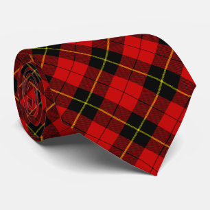 Wallace Red Tartan Neck Tie