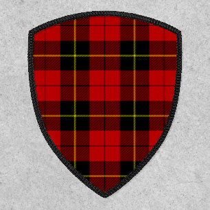 Wallace Red Tartan Patch