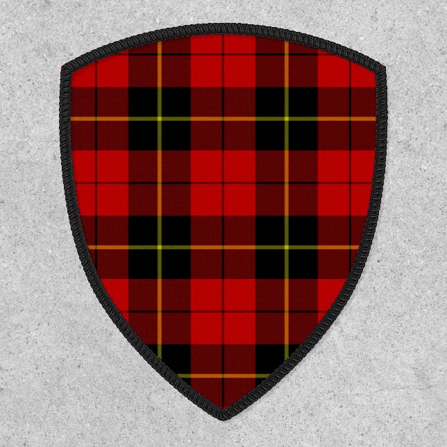 Wallace Red Tartan Patch (Front)