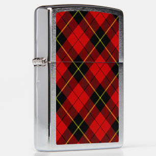 Wallace Red Tartan Zippo Lighter