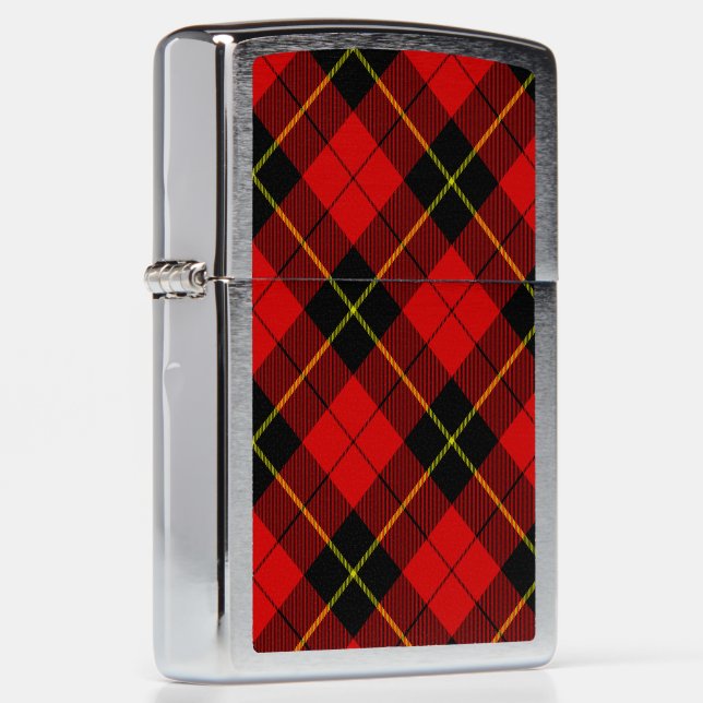 Wallace Red Tartan Zippo Lighter (Right)